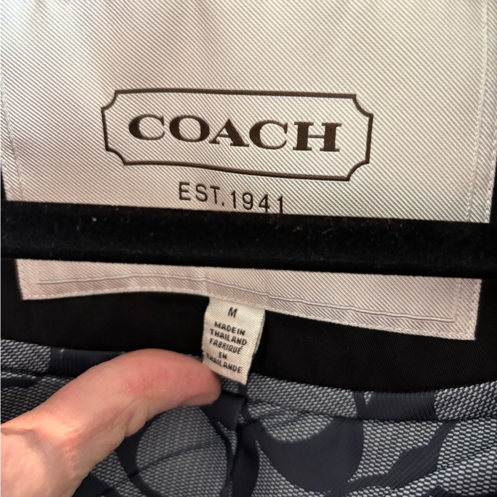 Coach black double-breasted peacoat - Picture 6 of 6